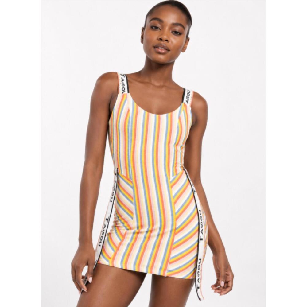 NEW THE ATHLETIC SIDE OF US ade act-self – bold spring statement dress in multi